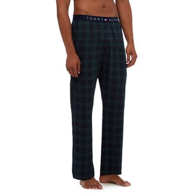 Tommy Hilfiger Green check print pyjama bottoms